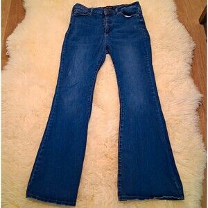 Judy Blue High Rise Flare Fit Blue Denim Jeans Size 13 31W JB6872